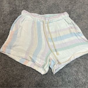Vintage Havana White Stripe Shorts